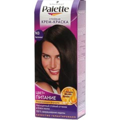 Краска для волос "PALETTE" N3 каштановый 1 шт./скидки не действуют/(10)