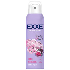 Дезодорант спрей "EXXE" powder touch пудра и нежность женский 150 мл./скидки не действуют/(24)