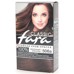 Краска для волос "FARA CLASSIC" 506а молочный шоколад 1 шт./скидки не действуют/(6)