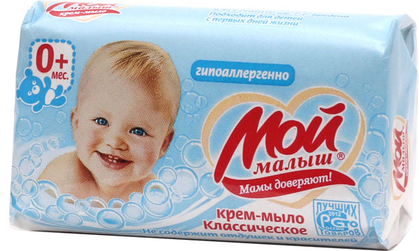 Мыло-крем "МОЙ МАЛЫШ" детское классическое 100 гр./скидки не действуют ...